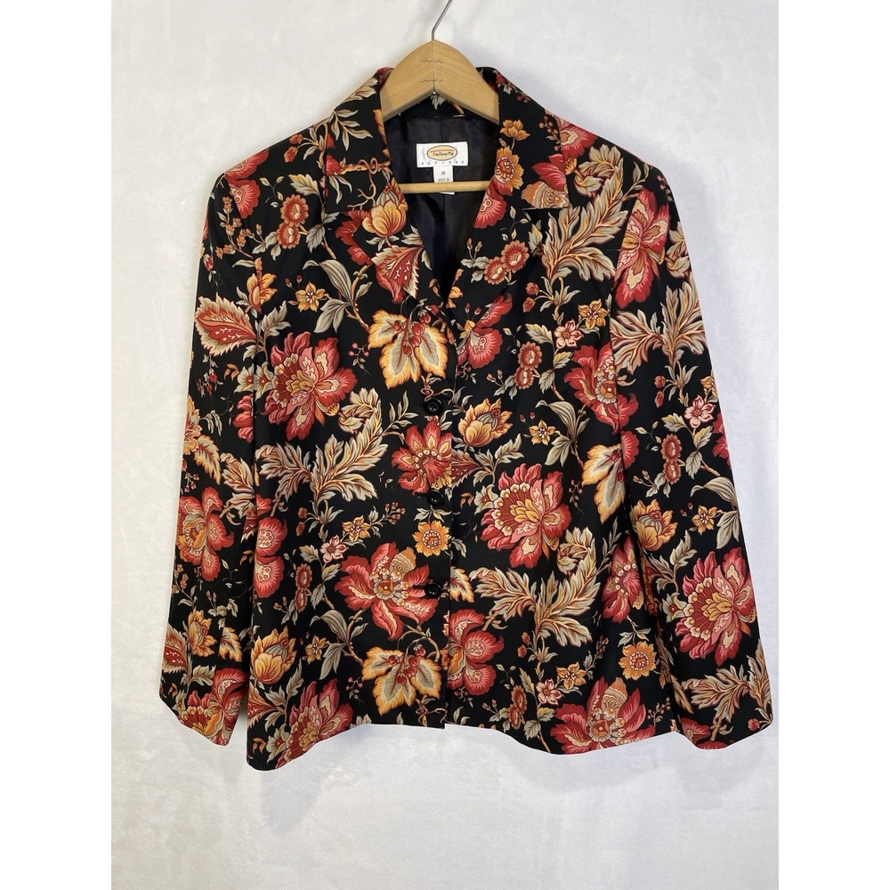 Talbots Petites Woman's Blazer Size 10 Dark Feminine Dark Romantic Office Classi